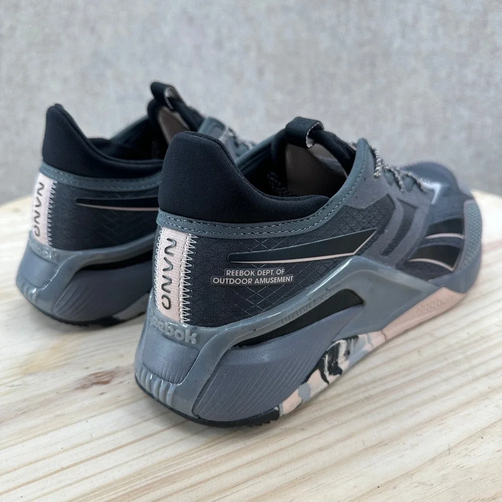 Reebok Nano X2 Adventure Amusement Grey Black‎ Training Shoes Mens 11.5
